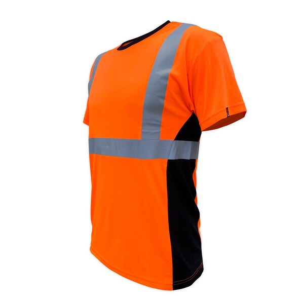Safetyshirtz SS360 Basic Class 2 T-Shirt w/ vented sides, Safety Orange, M 45120101M - main